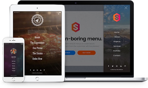 افزونه Slick Menu – Responsive Vertical Menu
