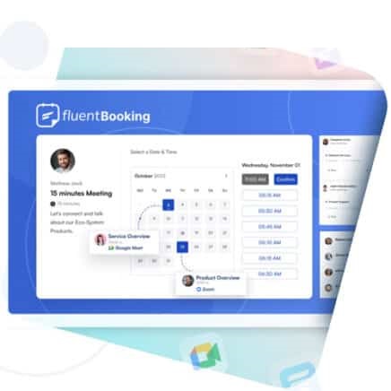 افزونه رزرو و نوبت دهی فلوئنت بوکینگ | Fluent Booking Pro