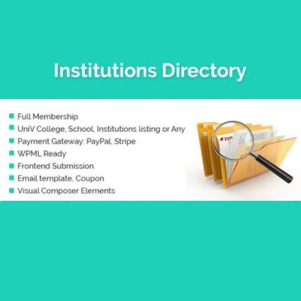 افزونه دایرکتوری موسسات و سازمان ها - Institutions Directory