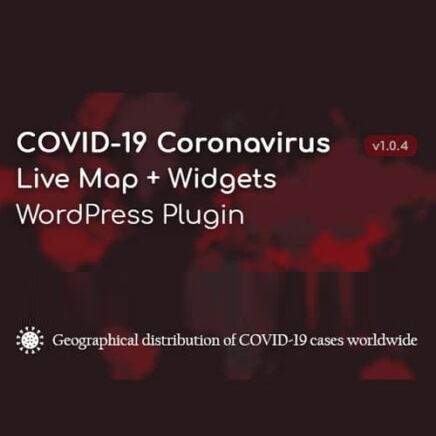 افزونه وردپرس نمایش نقشه زنده ویروس کرونا و ابزارها - COVID-19 Coronavirus