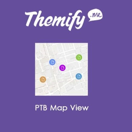 افزونه پیشرفته مشاهده نقشه تمیفای - Themify Post Type Builder Map View