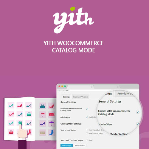 افزونه ایجاد کاتالوگ محصولات ووکامرس | YITH WooCommerce Catalog Mode Premium
