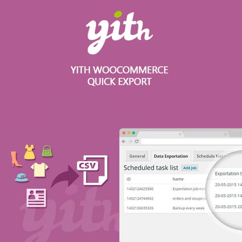 افزونه خروجی سریع ووکامرس | YITH WooCommerce Quick Export