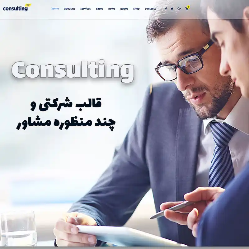 قالب Consulting