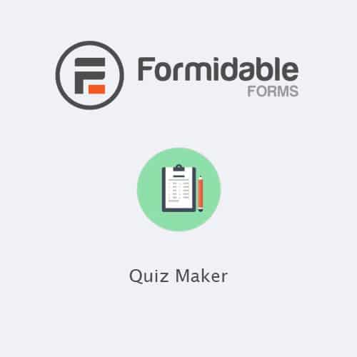 افزونه آزمون ساز Formidable Forms – Quiz Maker