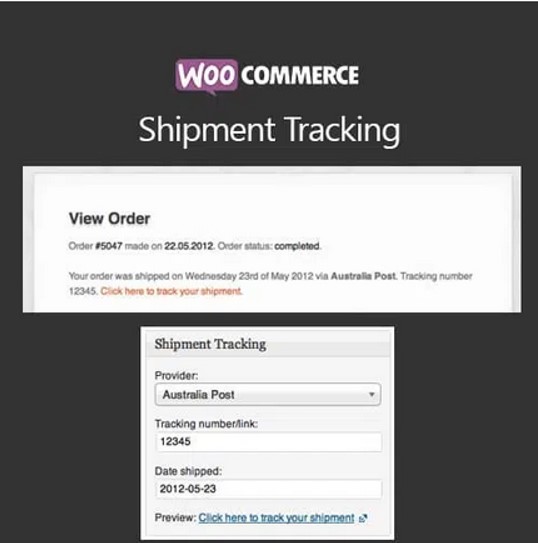افزونه ووکامرس پیگیری سفارشات حمل و نقل | Shipment Tracking