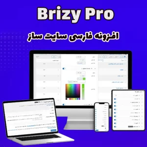 افزونه فارسی سایت ساز Brizy Pro وردپرس